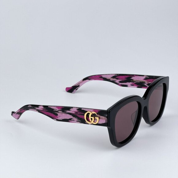 Gucci GG1550SK 004 BRAND NEW Sunglasses Black Red Women Square main image 6